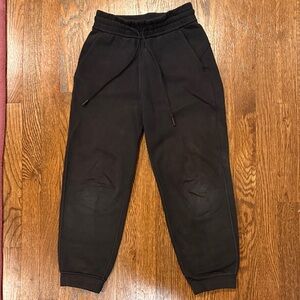 Classic Black Drawstring Jogger Sweatpants